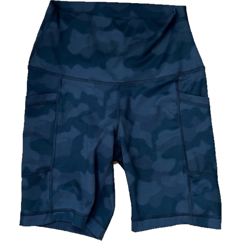 90 Degree By Reflex - High Waist Power Flex Biker Shorts with Side Pocket